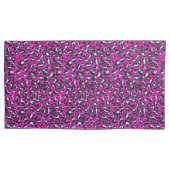 Moderne Roze Cheetah Leopard Dierenprint Kussensloop (Voorkant)