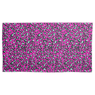 Moderne Roze Cheetah Leopard Dierenprint Kussensloop