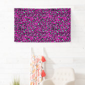 Moderne Roze Cheetah Leopard Dierenprint Spandoek (Insitu)
