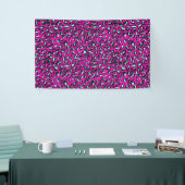 Moderne Roze Cheetah Leopard Dierenprint Spandoek (Beurs)