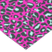 Moderne Roze Cheetah Leopard Dierenprint Tafelkleed (Gekanteld)