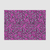 Moderne Roze Cheetah Leopard Dierenprint Tissuepapier (Voorkant)