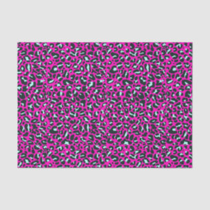 Moderne Roze Cheetah Leopard Dierenprint Tissuepapier