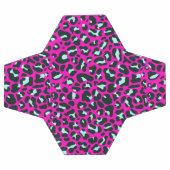Moderne Roze Cheetah Leopard Dierenprint Voetbal (Enkel)