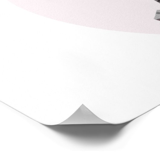 Moderne roze Cherry Tree Bonsai & Rising Sun Poster (Hoek)