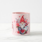 Moderne Roze Cup of Love-ingrediënten Naam Mok (Midden)