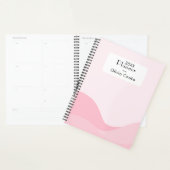 Moderne roze digitale planner met aangepaste naam (Display)