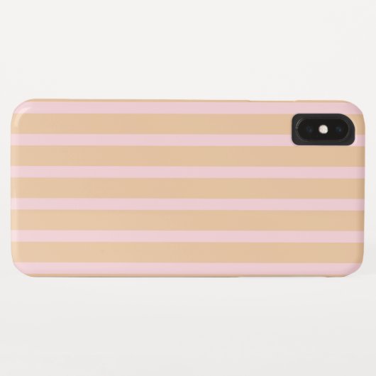 Moderne roze doorsnede gestreept Case-Mate iPhone case (Achterkant (horizontaal))