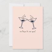 Moderne Roze Dubbele Viering Gezamenlijke Verjaard Kaart (Achterkant)