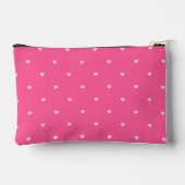 Moderne Roze Eenvoudig Hartpatroon Etui (Achterkant)