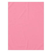 Moderne roze effen kleur met belvormige structuur tafelkleed (Voorkant)