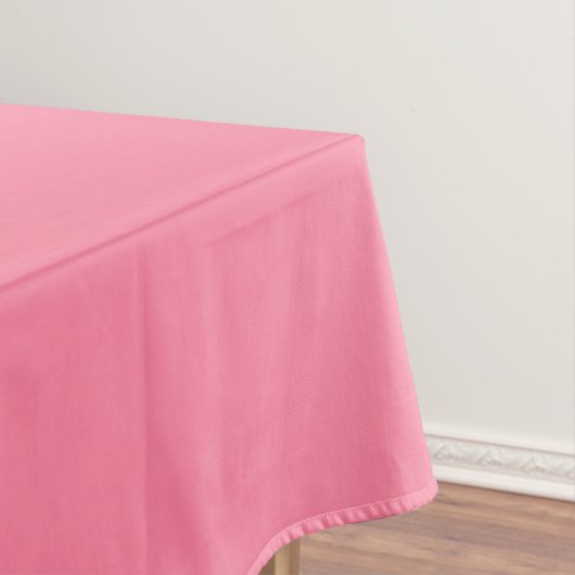 Moderne roze effen kleur met belvormige structuur tafelkleed (Voorbeeld)