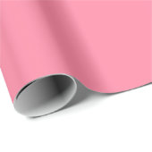 Moderne roze effen kleur met bubbelstructuur cadeaupapier (Rol Hoek)