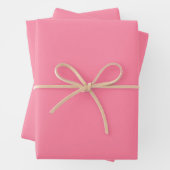 Moderne roze effen kleur met bubbelstructuur inpakpapier vel (In situ)