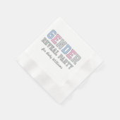 Moderne roze en blauwe Baby partij Servetten (Hoek)