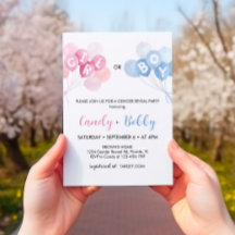 Moderne roze en blauwe ballonnen