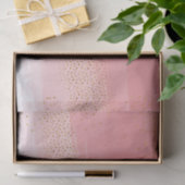 Moderne Roze en Goud Tissuepapier (Geschenk)