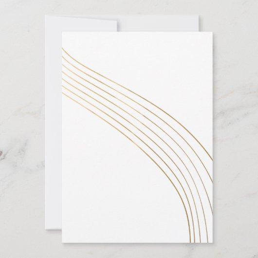 Moderne roze en gouden achttiende, achttiende, ach kaart (Achterkant)