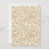 Moderne roze en gouden kerstkoekjes Exchange Party Kaart (Achterkant)