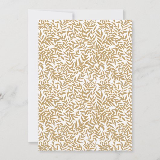 Moderne roze en gouden kerstkoekjes Exchange Party Kaart (Achterkant)