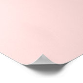 Moderne roze en gouden marmeren bruiloft poster (Hoek)