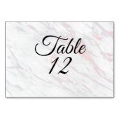 Moderne roze en grijze marmer kaart (Achterkant)