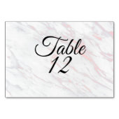 Moderne roze en grijze marmer kaart (Voorkant)