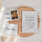 Moderne roze en grijze marmer kaart