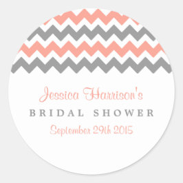 Moderne roze en grijze Stickers van het Vrijgezell