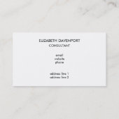 Moderne roze en groene Waterverf Succulent Monogra Visitekaartje (Achterkant)