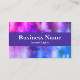 Moderne roze en Paarse cirkels Abstract ontwerp Visitekaartje