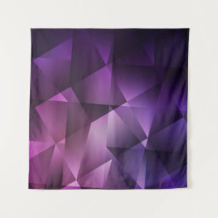 Moderne roze en paarse veelhoekige naadloze patron wandkleed