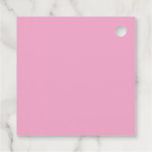 Moderne Roze en Rode 30e Verjaardag Bedankt Bedankjes Labels (Achterkant)