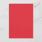 Moderne roze en rode golvende frame QR-code RSVP Informatiekaartje (Achterkant)