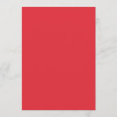 Moderne roze en rode golvende kaderhuwelijk menu (Achterkant)