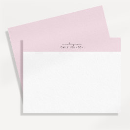 Moderne roze en witte aantekening van vlakke kaart