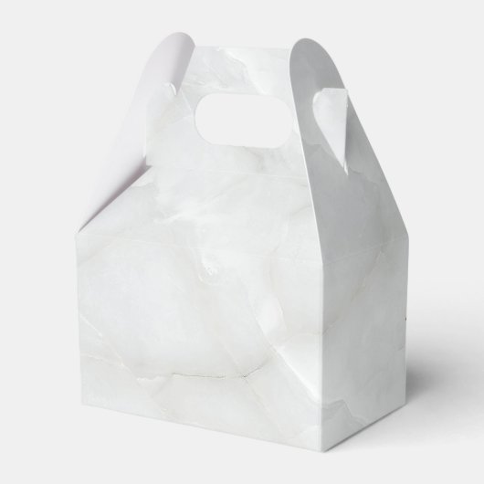 Moderne roze en witte Waterverf Floral Bouquet Bedankdoosjes (Achterkant)