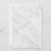 Moderne roze en witte Waterverf Kaart (Achterkant)