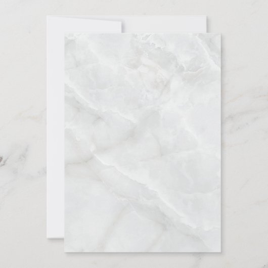 Moderne roze en witte Waterverf Kaart (Achterkant)