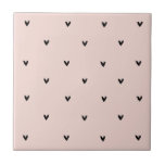 Moderne roze en zwarte hartspatroon tegeltje<br><div class="desc">Verras uw dierbaren met een doordacht en stijlvol cadeau van ons Modern Pastel Pink and Black Hearts Pattern Collectie. Ideaal voor verjaardagen, jubilea, of gewoon om iemand te shows die je belangrijk vindt, deze items zorgen voor onvergetelijke cadeaus.</div>
