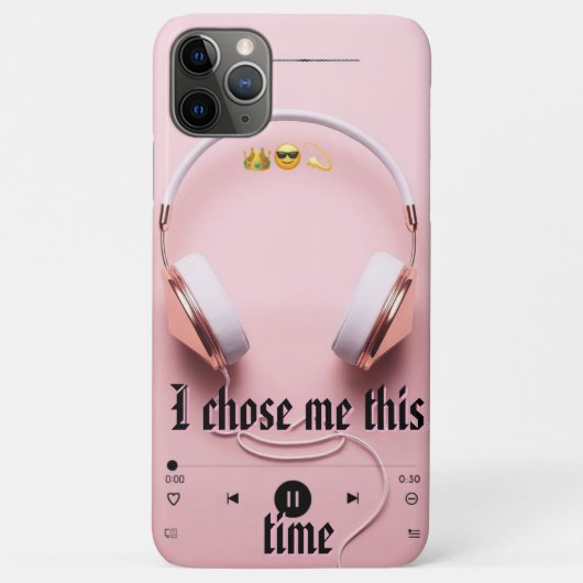 Moderne Roze Esthetiek Ik Heb Me Deze Keer Gekozen Case-Mate iPhone Case (Achterkant)