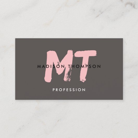 Moderne Roze Esthetiek, Vlecht, PMU Lash Tech Visitekaartje (Voorkant)