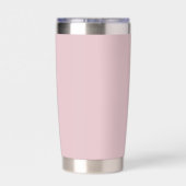 Moderne Roze “Fa La La” Multi Foto Kerst Geïsoleerde Drinkbeker (Achterkant)