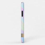 Moderne Roze Flamingo Holografisch Abstract Case-Mate iPhone Case (Achterkant/rechts)