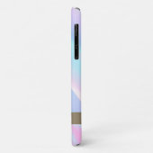 Moderne Roze Flamingo Holografisch Abstract Case-Mate iPhone Case (Achterkant/links)