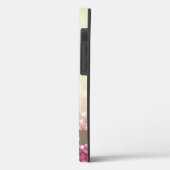 Moderne Roze Flamingo Ombre Glitter Bokeh Case-Mate iPhone Case (Achterkant / Links)