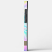 Moderne Roze Flamingo Tie Dye Case-Mate iPhone Case (Achterkant / Links)