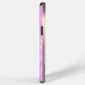 Moderne Roze Flamingo Tie Dye iPhone Hoesje (Rechterkant)
