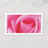 Moderne roze Floral, Christelijk Visitekaartje (Achterkant)