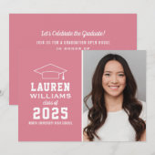 Moderne roze fotograaf kaart (Voorkant / Achterkant)